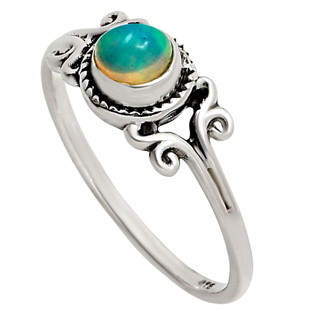 Ethiopian Opal Ring size-7 R-1358 SDR251231-1